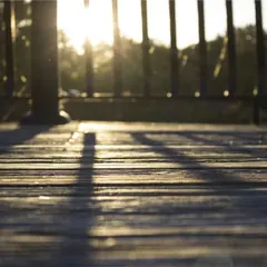 Back deck and railing