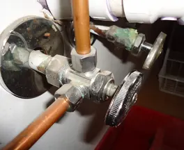 Leaking pipe under sink Leaking pipe under sink